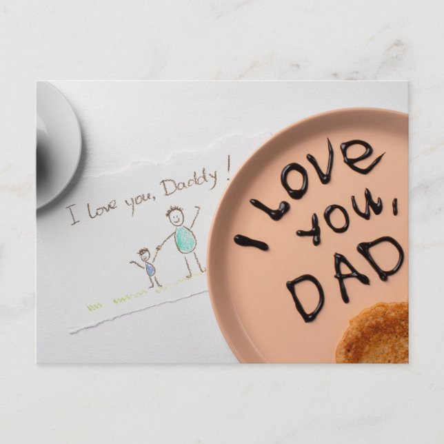 Happy Father's Day Postcard (Front)
