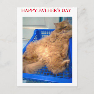 happy father's day postcard