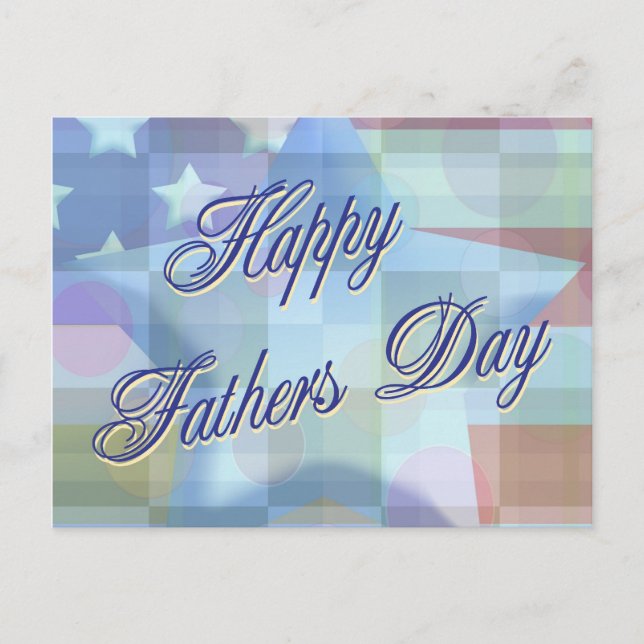 Happy Father's Day Postcard (Front)