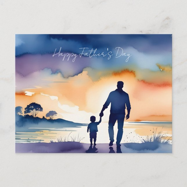Happy Father's Day Postcard (Front)