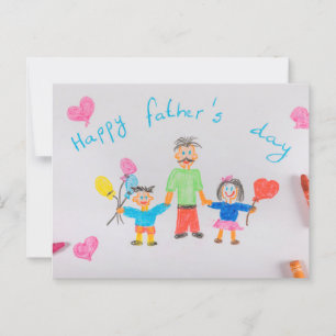 Happy Father's Day Postcard