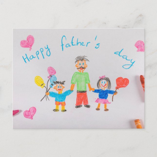 Happy Father's Day Postcard (Front)