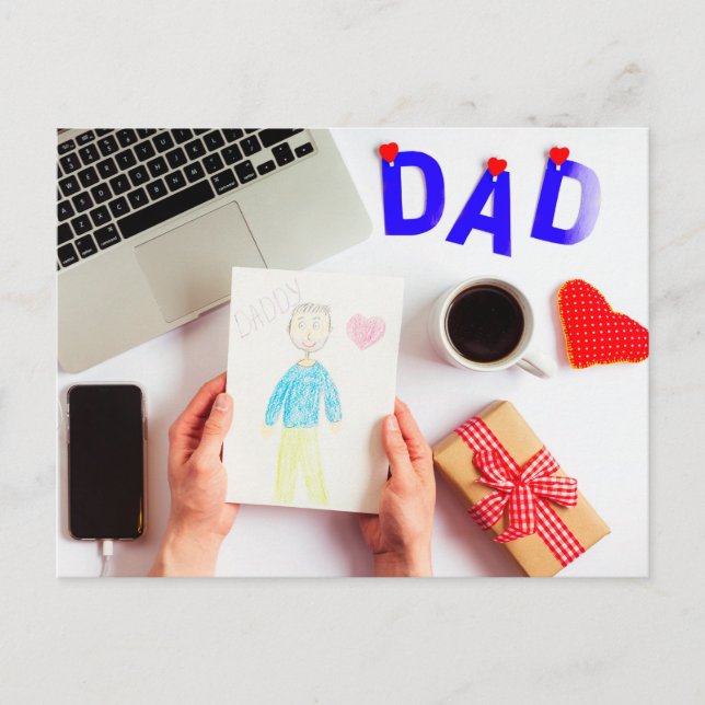 Happy Father's Day Postcard (Front)