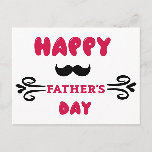 Happy Father's Day Postcard (Front)