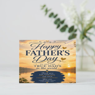Happy Father's Day Postcard