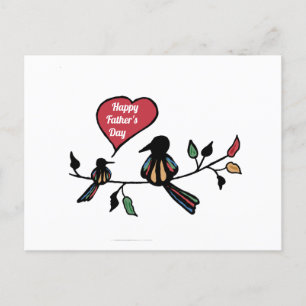 Happy father's day postcard