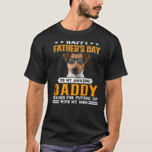 Happy Father's Day Rat Terrier Dog Dad For Men T-Shirt