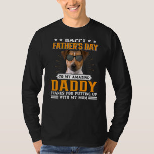 Happy Father's Day Rat Terrier Dog Dad For Men T-Shirt