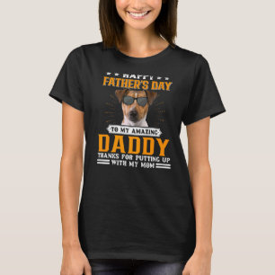 Happy Father's Day Rat Terrier Dog Dad For Men T-Shirt