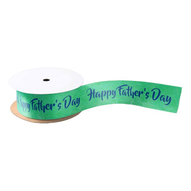 Happy Father's Day ribbon by dalDesignNZ Satin Ribbon (Spool)