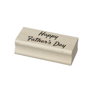 Happy Father's Day Rubber Stamp