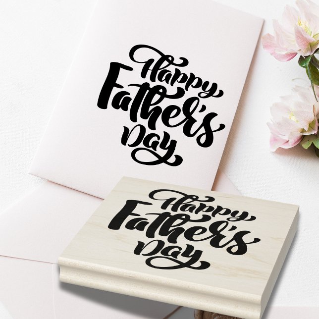 Happy Father's Day Rubber Stamp (Happy Father's Day! Rubber Stamp)