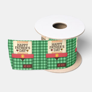 Happy Father's Day Satin Ribbon
