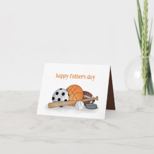 Happy Father's Day Sports Card