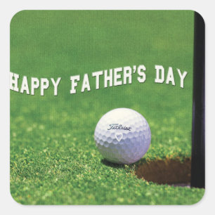 Happy Fathers Day Square Sticker
