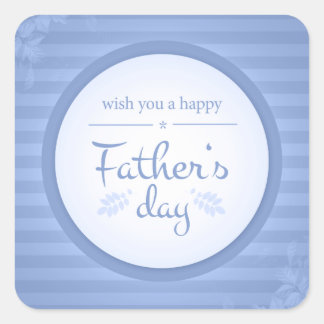 happy father's day square sticker