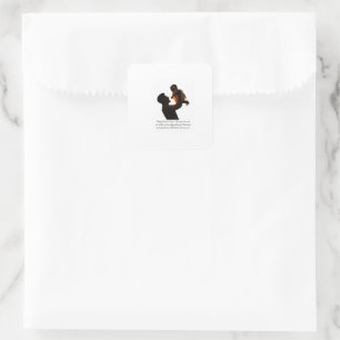 Happy Father's Day Square Sticker