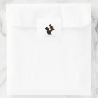 Happy Father's Day Square Sticker
