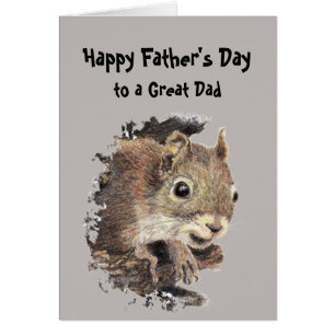 Happy Father's Day Squirrel from Us Nuts
