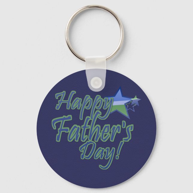 happy fathers day StarDad Key Ring (Front)