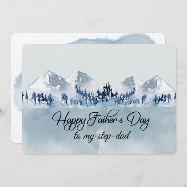 Happy Father's Day Step-Dad Card (Front/Back)
