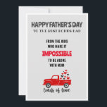 Happy Father's Day step dad funny cute card kids<br><div class="desc">Happy Father's Day step dad funny cute card kids</div>