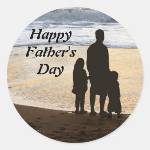 Happy Father's Day Sticker Template