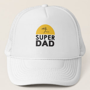 Happy Father's Day Super Dad Trucker Hat