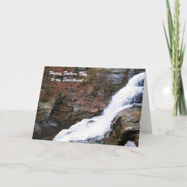 HAPPY FATHERS DAY SWEETHEART card (Front)