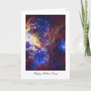 Happy Father's Day! Tarantula Nebula Stars Card