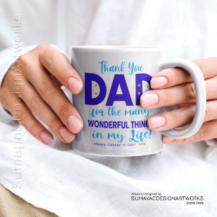 Happy Father's Day Thank You Dad Speciality Mug