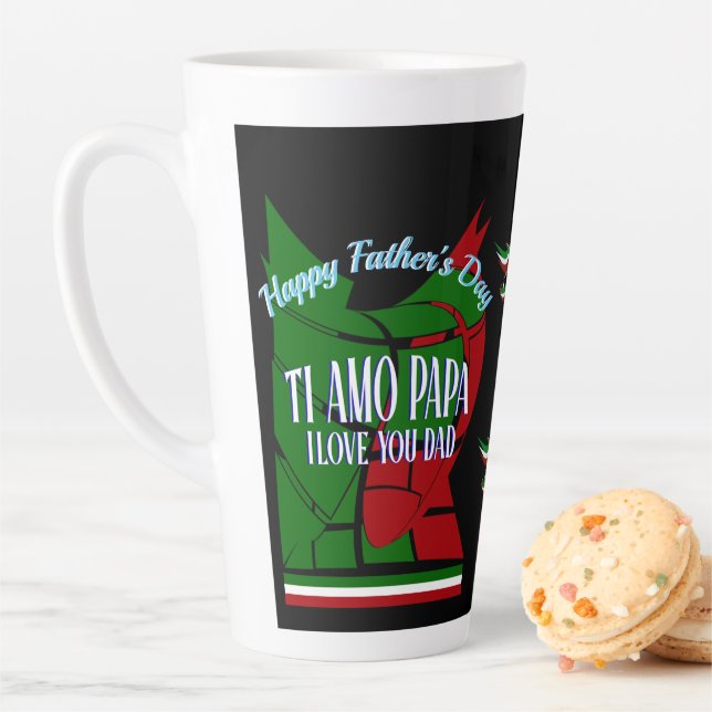 Happy Father's Day TI AMO PAPA I Love You Dad Mug (In Situ)