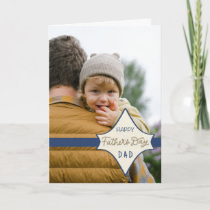 Happy Father's Day to Dad Custom Photo Card