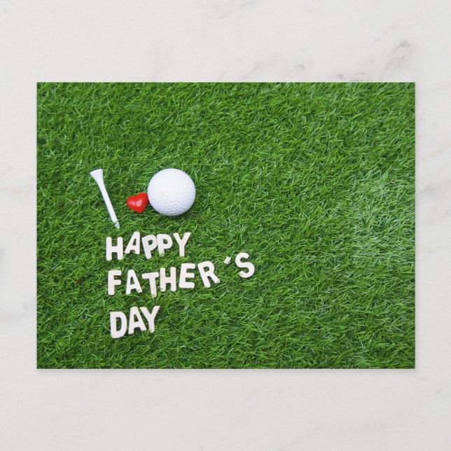 Happy Father's day to golfer Postcard (Front)