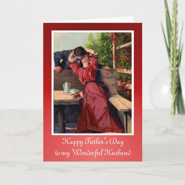Happy Father's Day to Husband from Wife Card (Front)