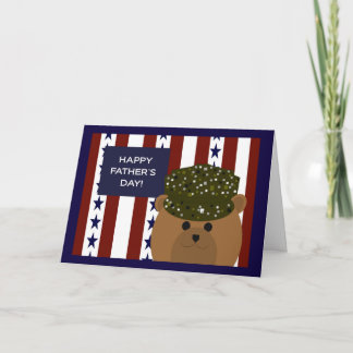 Happy Father's Day to my Army Soldier Hero & Dad! Card