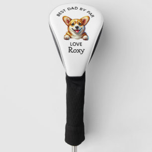 Happy Father's Day to the Best Corgi Dog Dad! Golf Head Cover