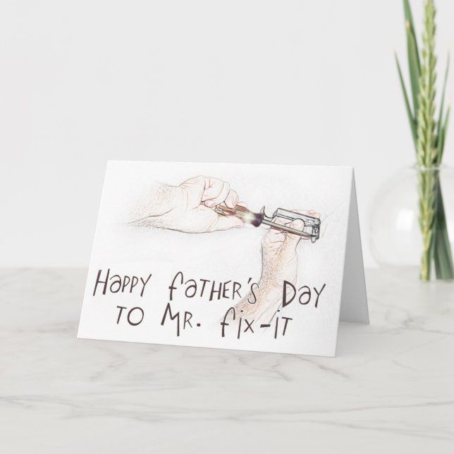 Happy Fathers Day to the Handyman! Card (Front)