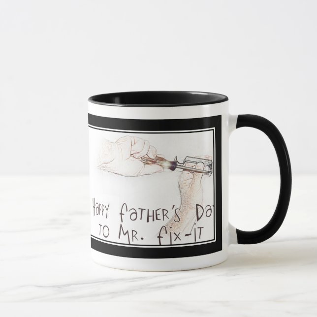 Happy Fathers Day to the Handyman! Mug (Right)