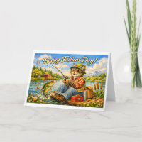 Happy Fathers Day to Your Favorite Fishing Cat Dad