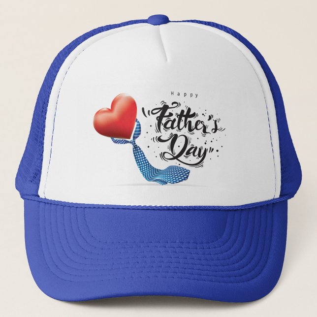 Happy Father's Day Trucker Hat ("Celebrating the man who ties our family together")
