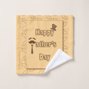 Happy Fathers Day Wash Cloth