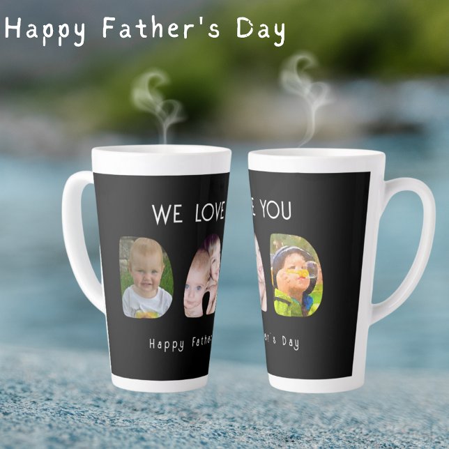 Happy Father's Day-We love you DAD  Latte Mug (Creator Uploaded)