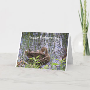 Happy Father's Day with Duck Card