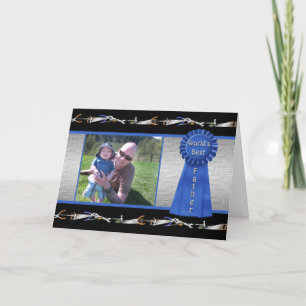 Happy Father's Day - world's best father - custom Card