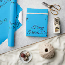Happy Fathers Day Wrapping Paper 