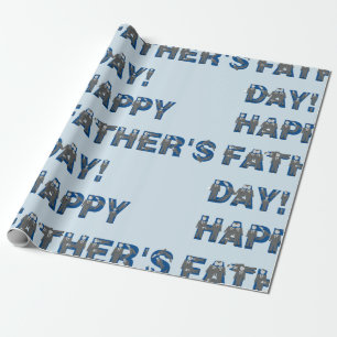 Happy Fathers Day Wrapping Paper