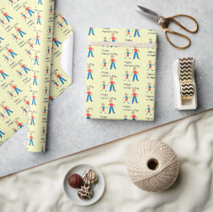 Happy Father's Day Wrapping Paper