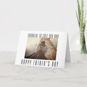 Happy Fathers Day Your Picture Here Photo Card