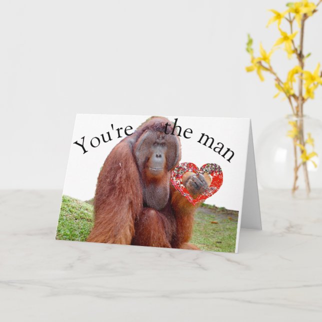 Happy Father's Day You're the Man Card (Yellow Flower)